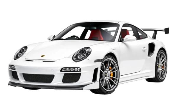 White Porche Car